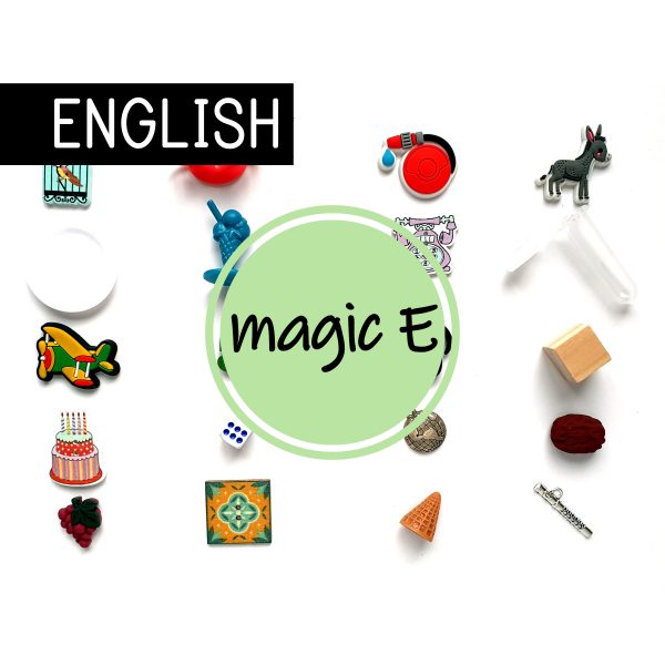 green series magic e silent e montessori language objects