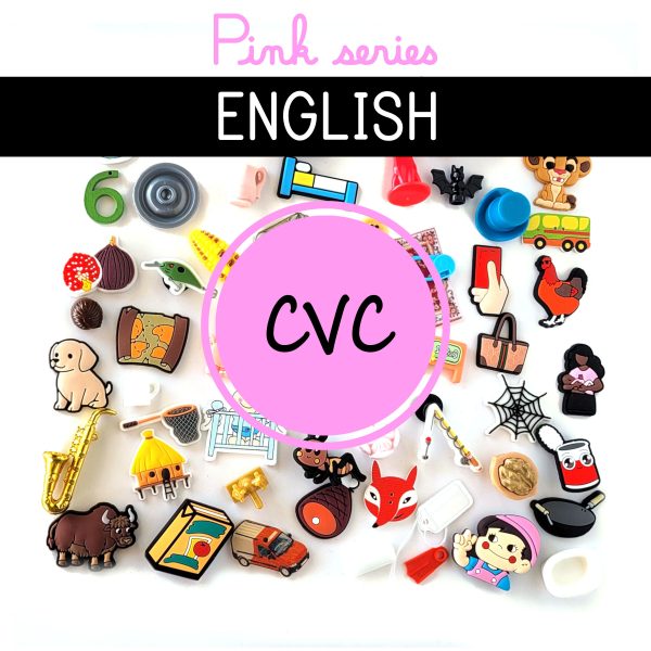 montessori language series pink cvc words