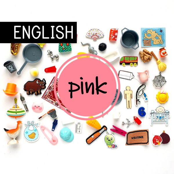 montessori pink series language miniatures