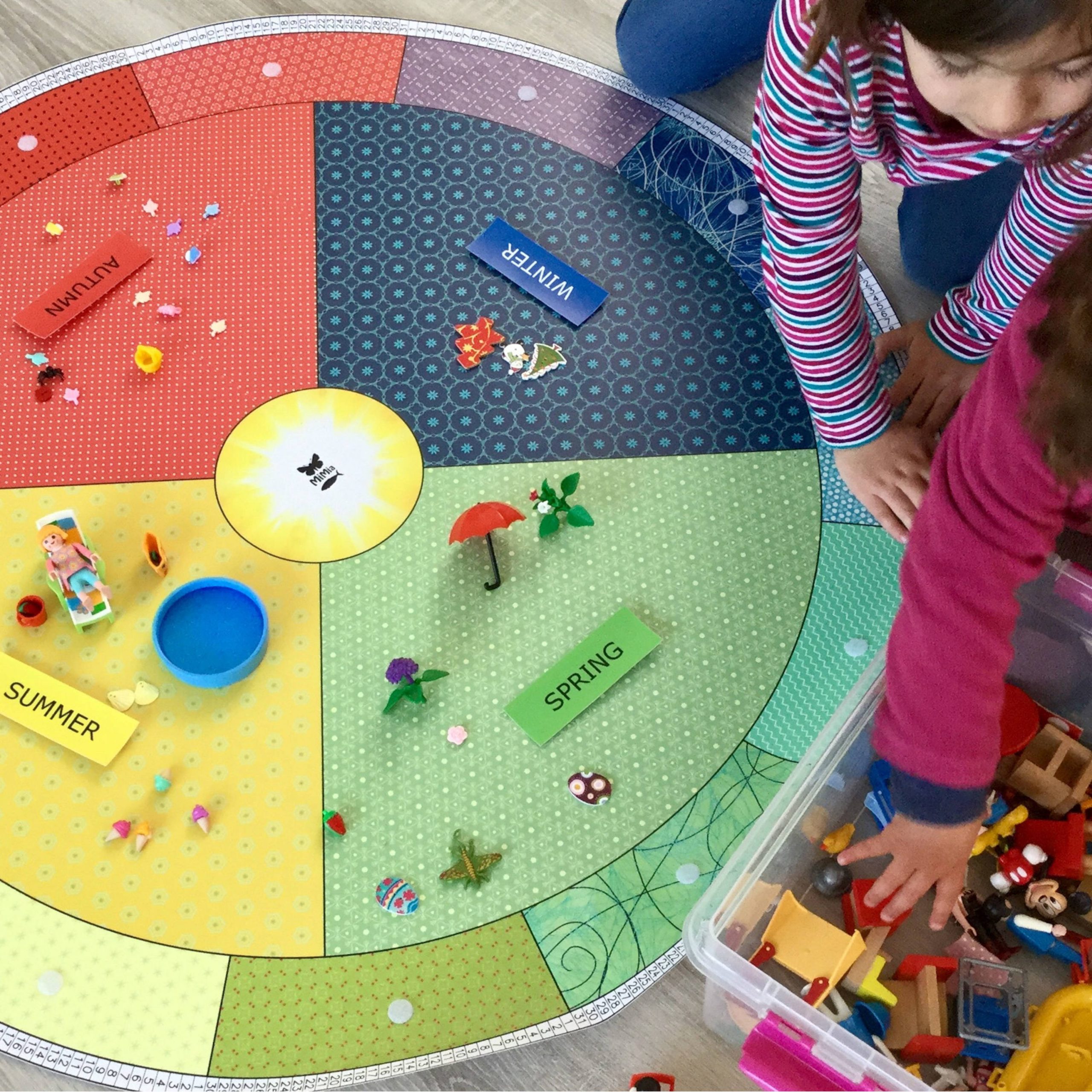 S calendario PVC PVC circular anual calendar - Image 1