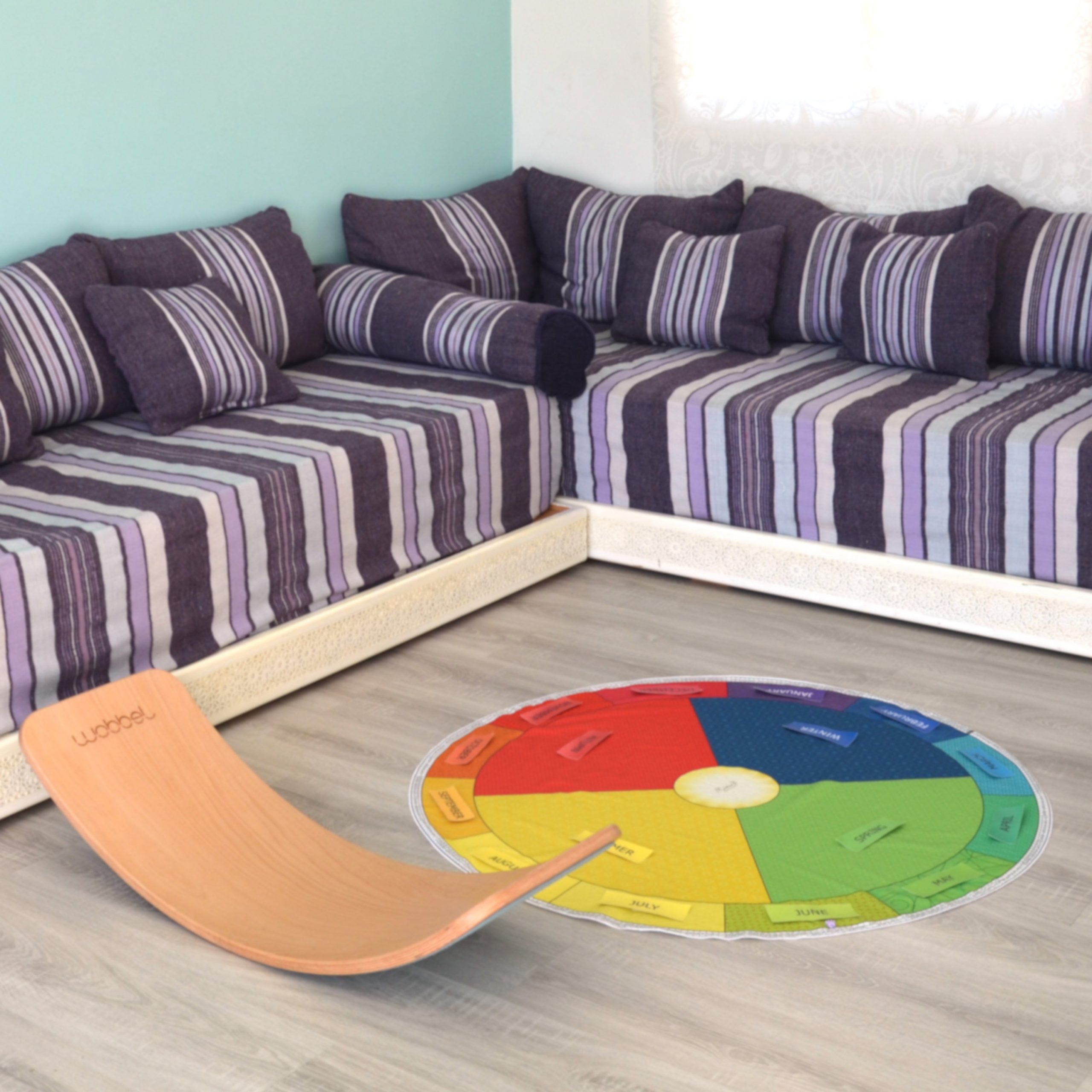 S calendario tela suelo PVC circular anual calendar - Image 5