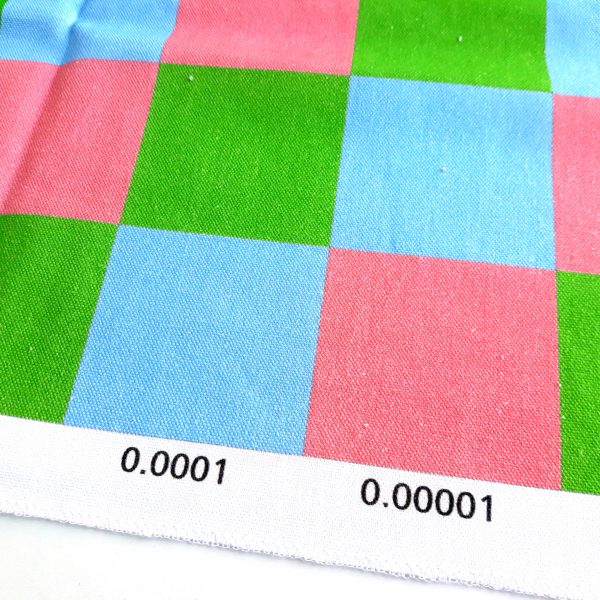 montessori decimal checkerboard mat matematics fabric cloth board