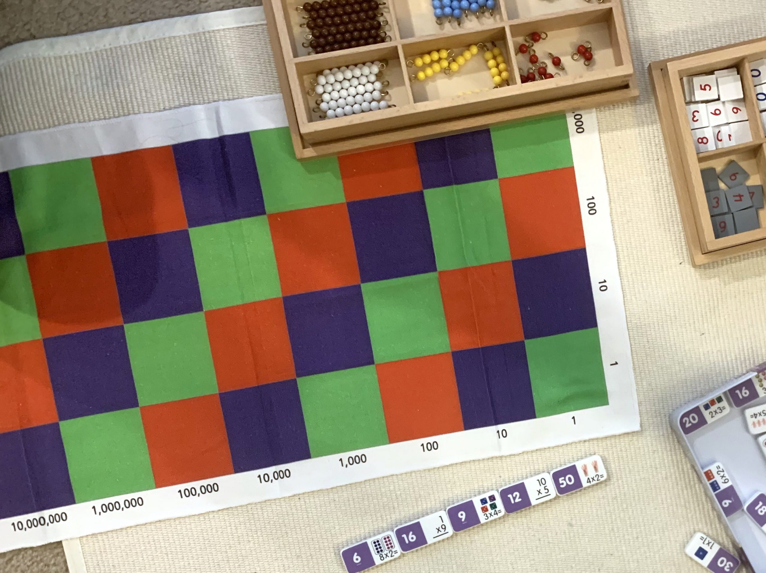 Mimia Montessori checkerboard mat