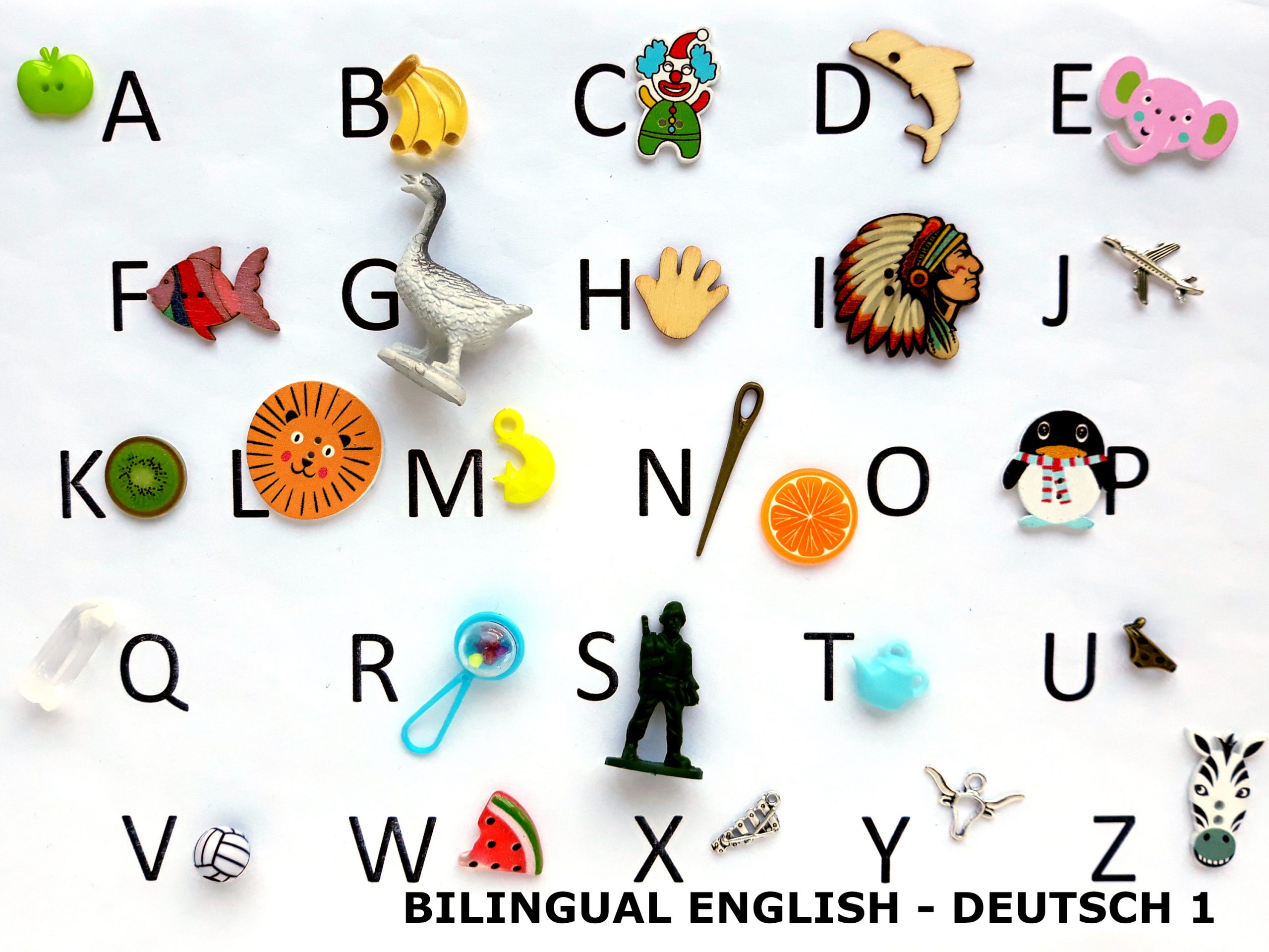 bilingual language objects english deutsch