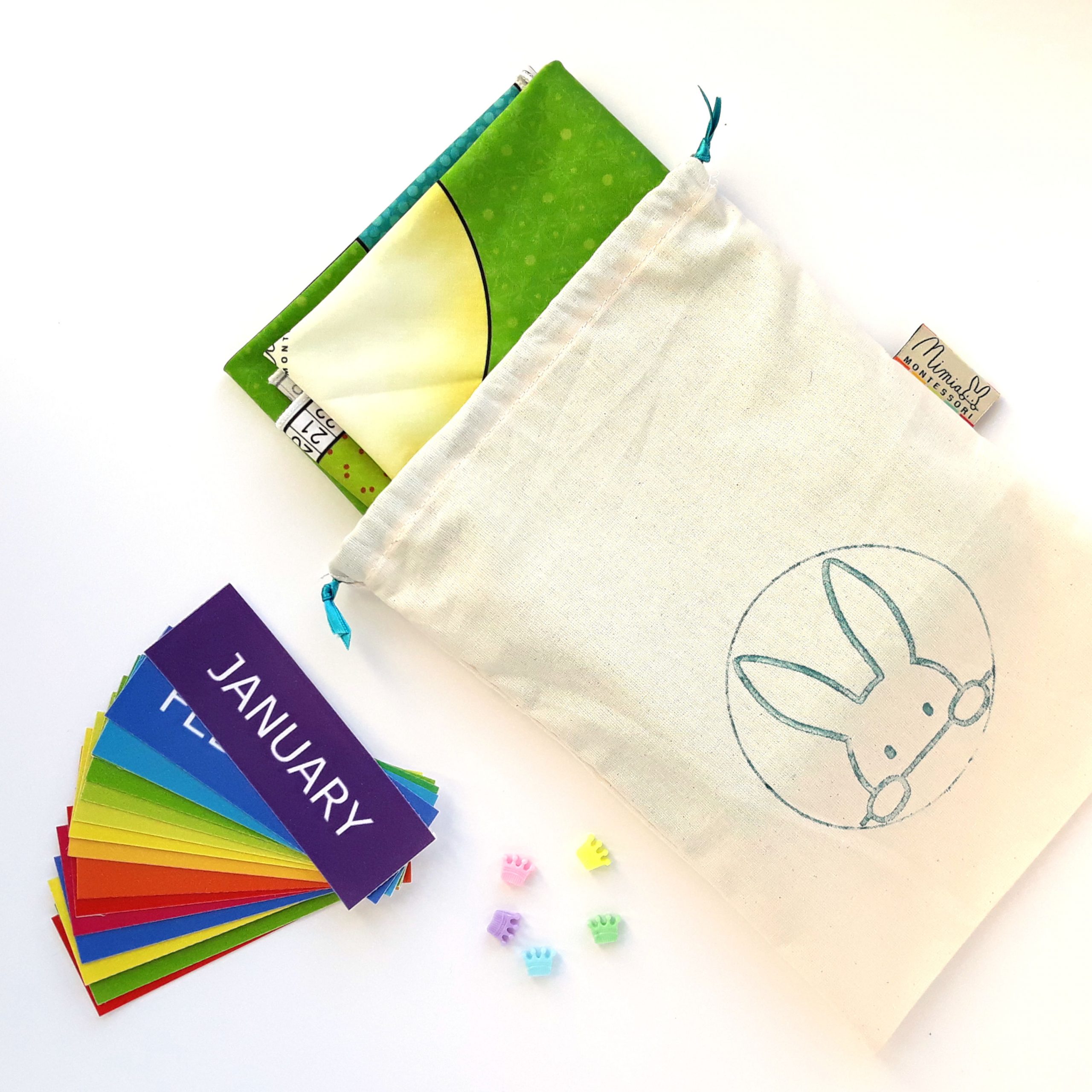 S calendario tela en bolsa Fabric circular anual calendar - Image 5