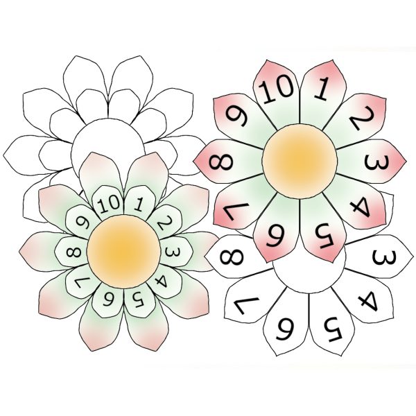 pdf download digital product multiplication flowers