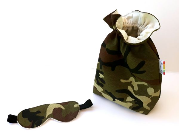 mystery bag and blindfold army