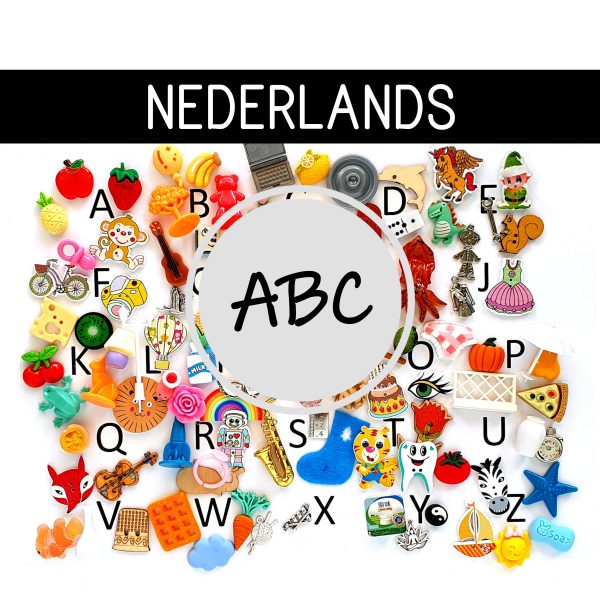 Nederlands dutch montessori taal miniaturen objecten fonetisch