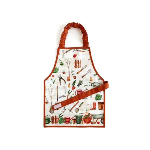 gardening apron flower arrangement kitchen vegetable garden montessori kids apron