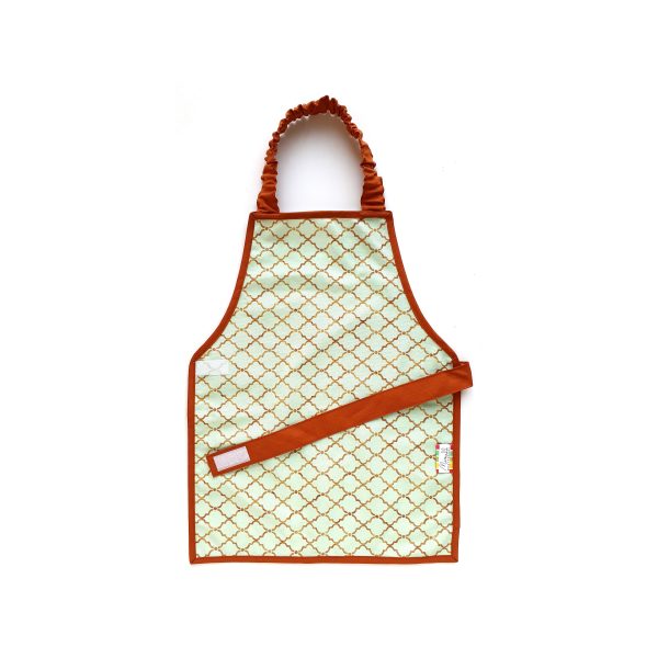 montessori kids apron sofr mint