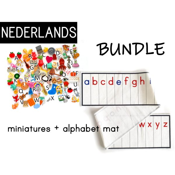 phonetic language objects and cotton alphabet roll BUNDLE