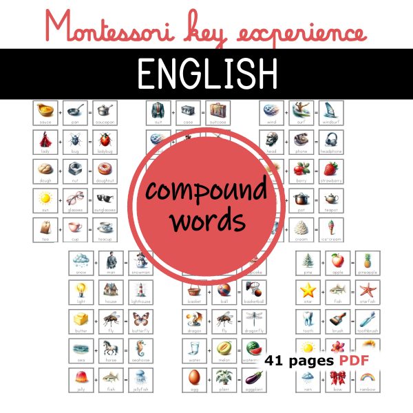 PDF montessori key experience compound words nouns