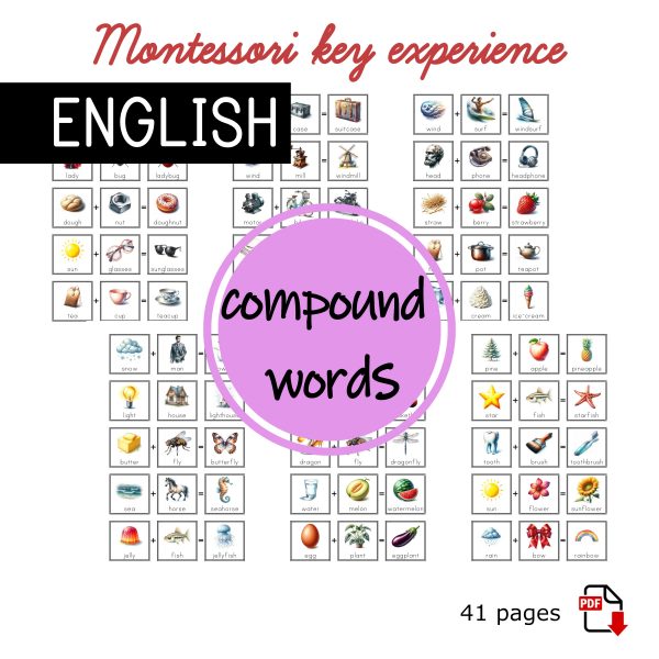 language montessori key experience compound words