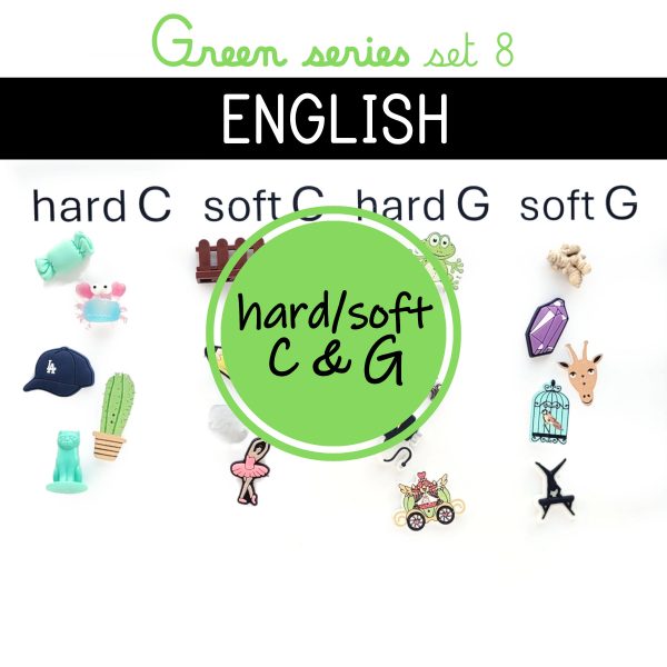 montessori language miniatures phonogram object boxes hard and soft C and G